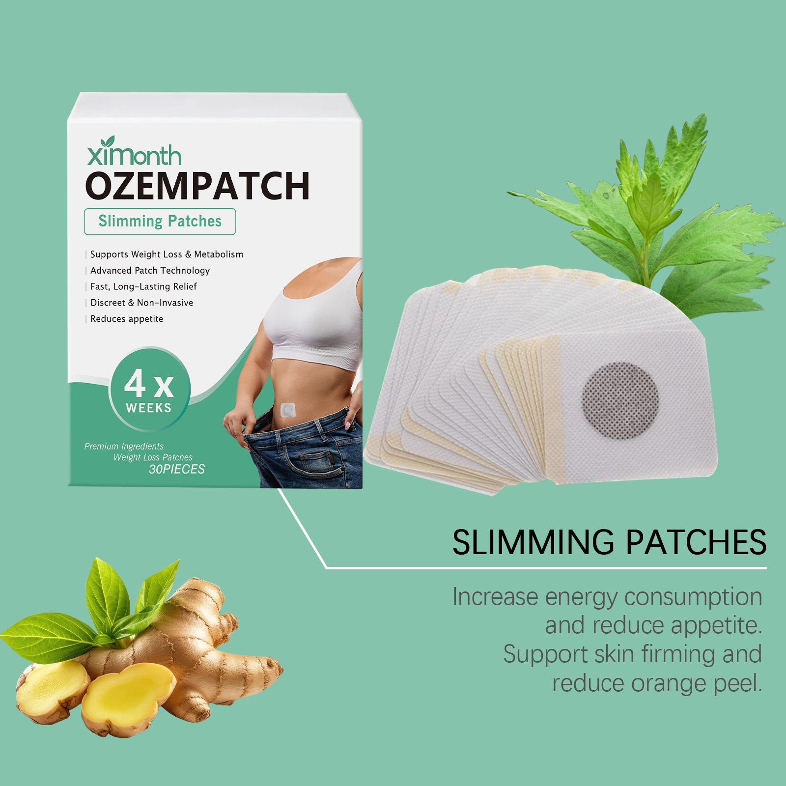 Parches Moldeadores Corporales - Herbal Wellness Patches reseña y precio
